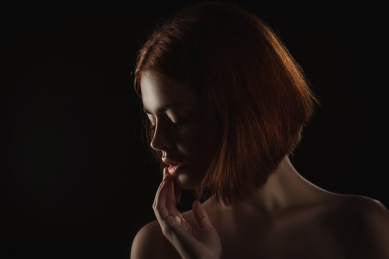 Mindful eating woman